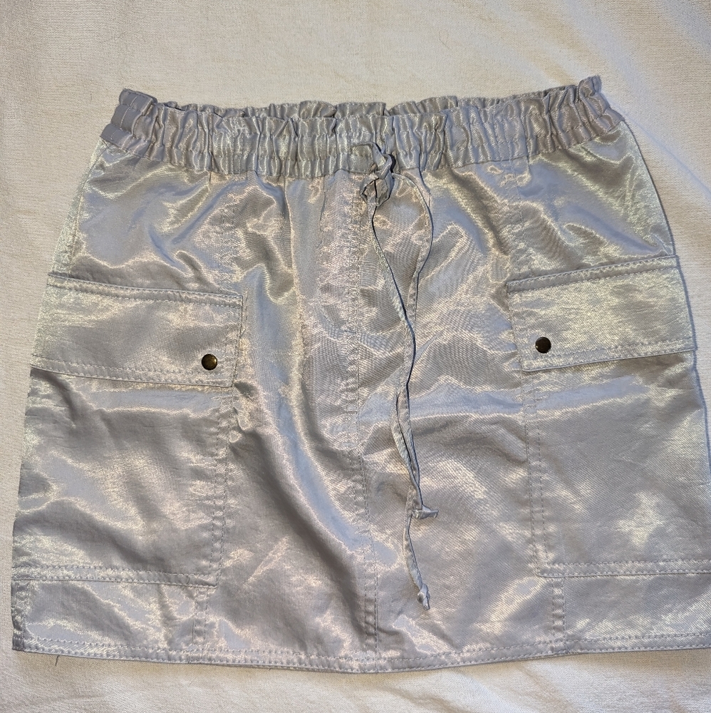 EXPRESS SILVER SKIRT